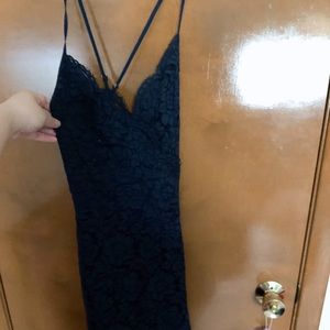 Small lulus blue lace dress
